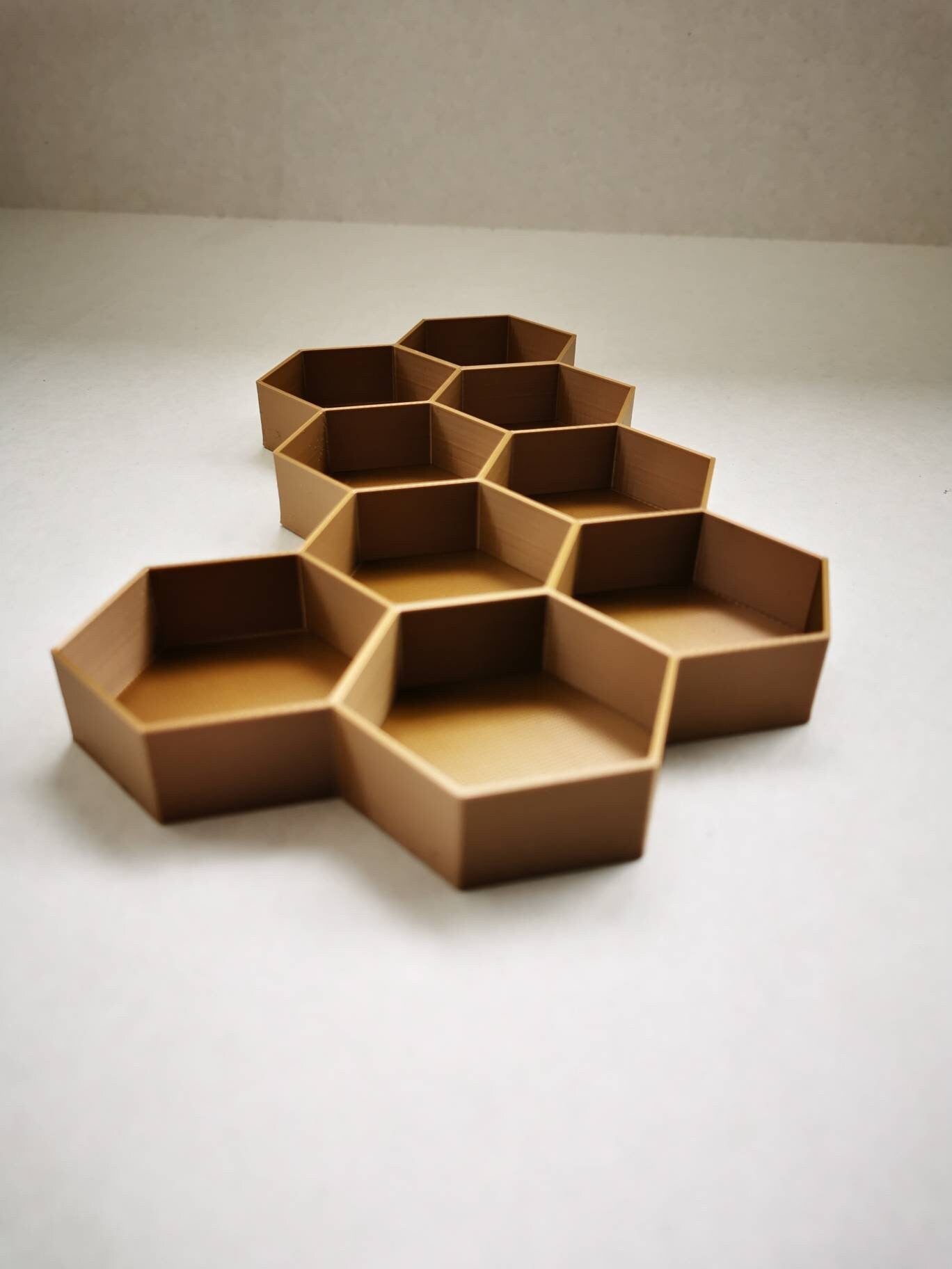 Bee pattern Candle Holder for 9 candles| Center piece | living room, honeycomb | table decor | bee hive | hexagonal | Tea Light Holders