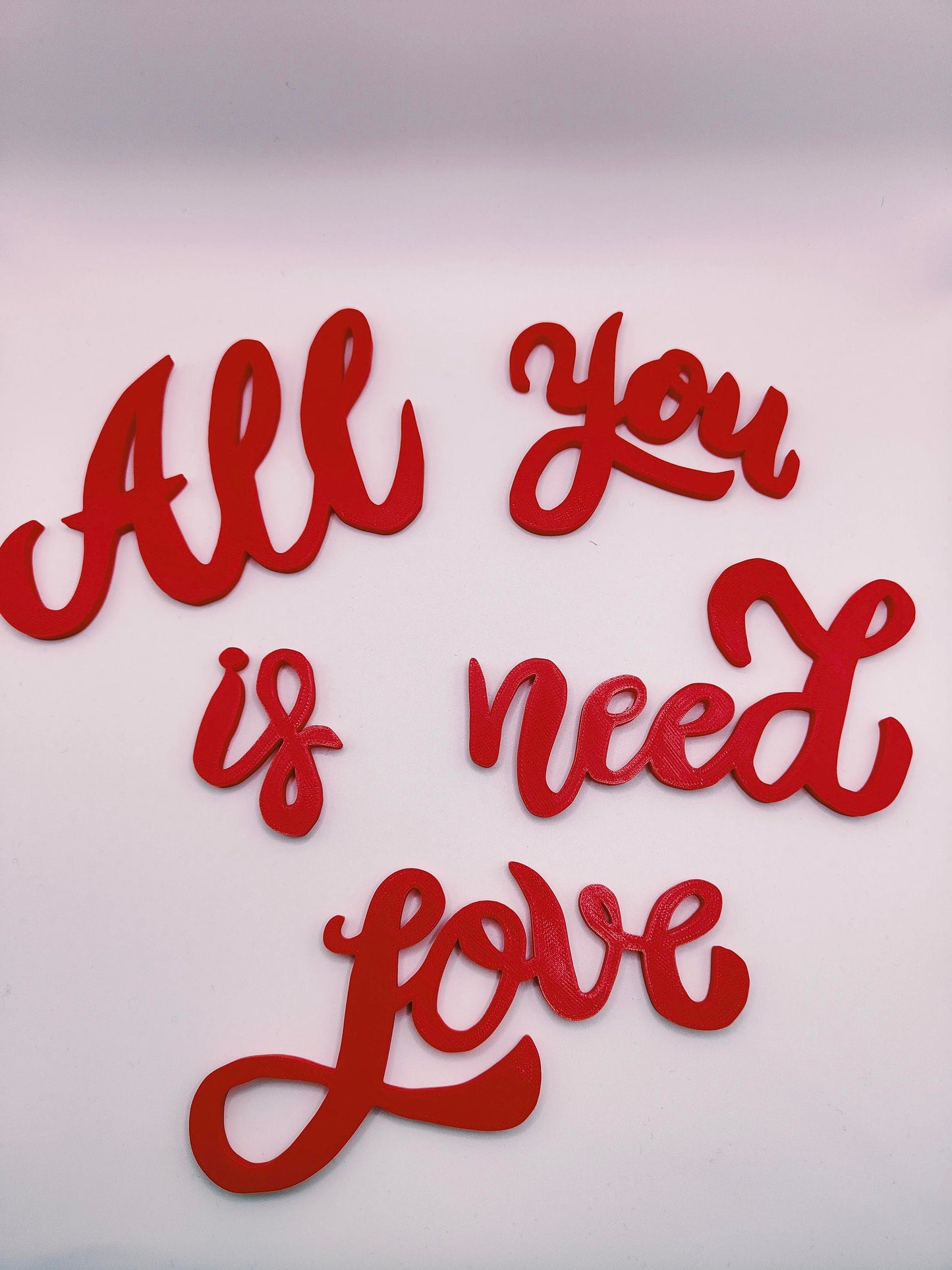 All you need is love sign, wall plastic sign, living room decoration sign, sign home letters decor, motivational quote