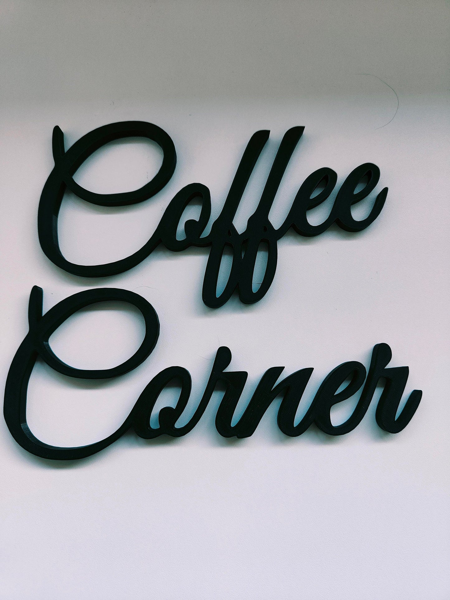 Coffee corner sign, wall plastic sign, coffee sign, gift for coffee lover, coffee bar decoration