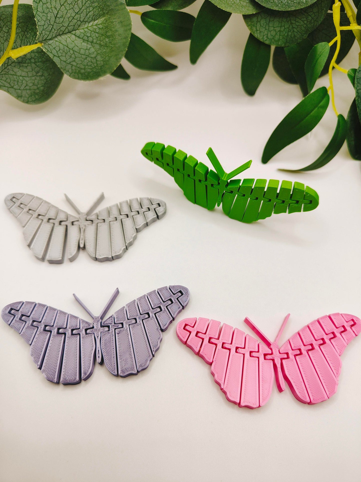 Butterfly Fidget Toy | 3D Printed Articulated Flexi Butterfly | Articulated Animal | Toy | Desk Ornament