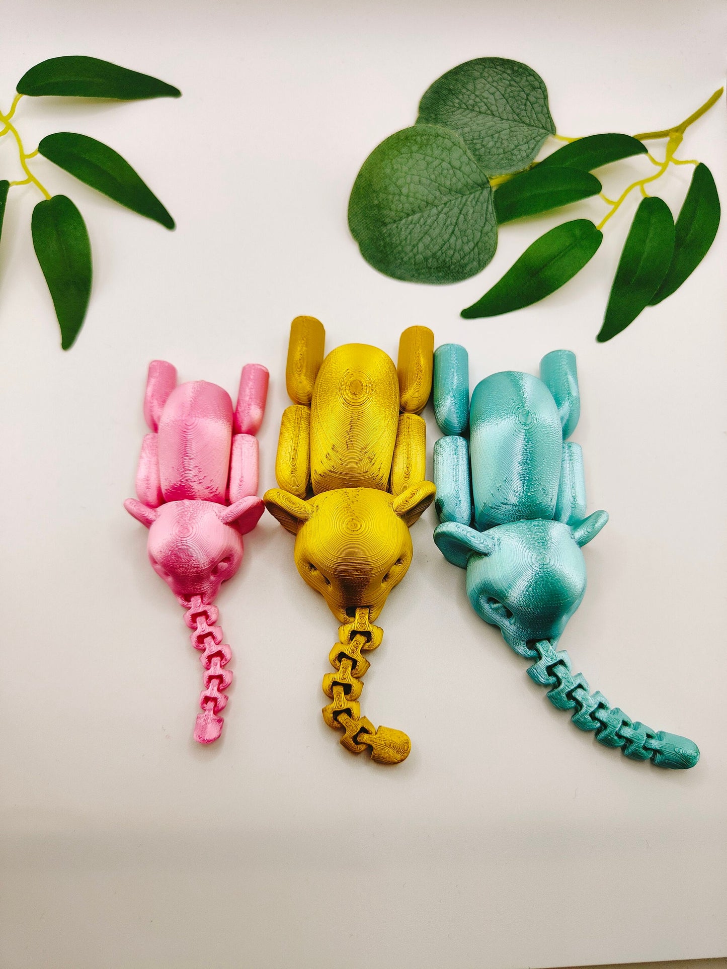 FLEXIPHANT, Flexi Articulated Animal, Toy, Home Decor, Elephant Ornament, Desk Pet, Unique Toy - 3D Printed - Fidget Toy