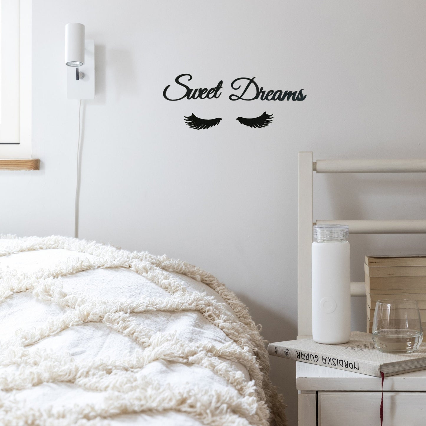 Sweet Dreams sign, wall plastic sign, bedroom / nursery sign, housewarming gift
