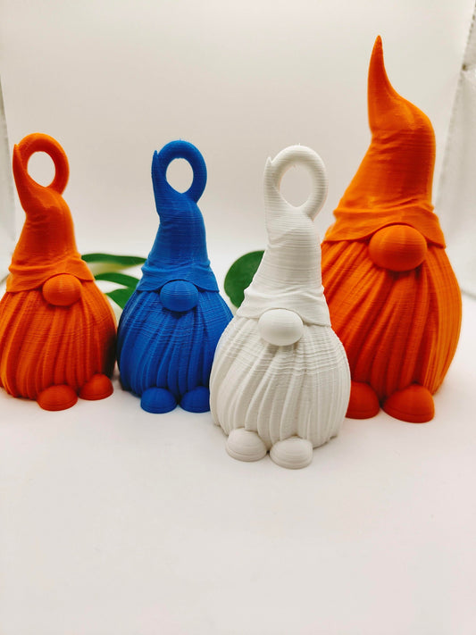 Gnome, 3D Printed Gnome, Large Gnome, Desk Ornament | christmas tree decoration