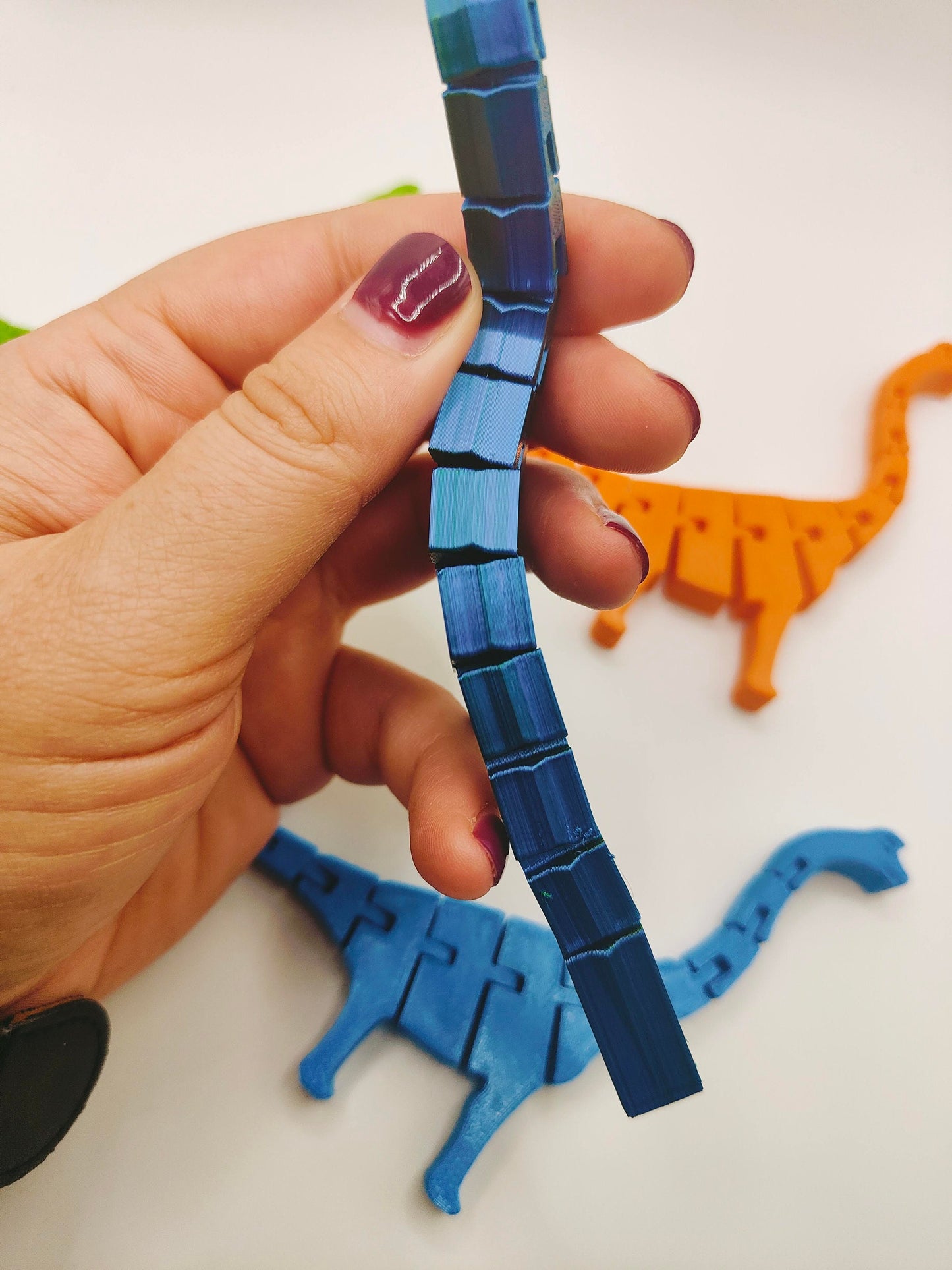 3D Printed Brachiosaurus Dinosaur Flexible Articulated Toy | Articulated Animal | Toy | Desk Ornament