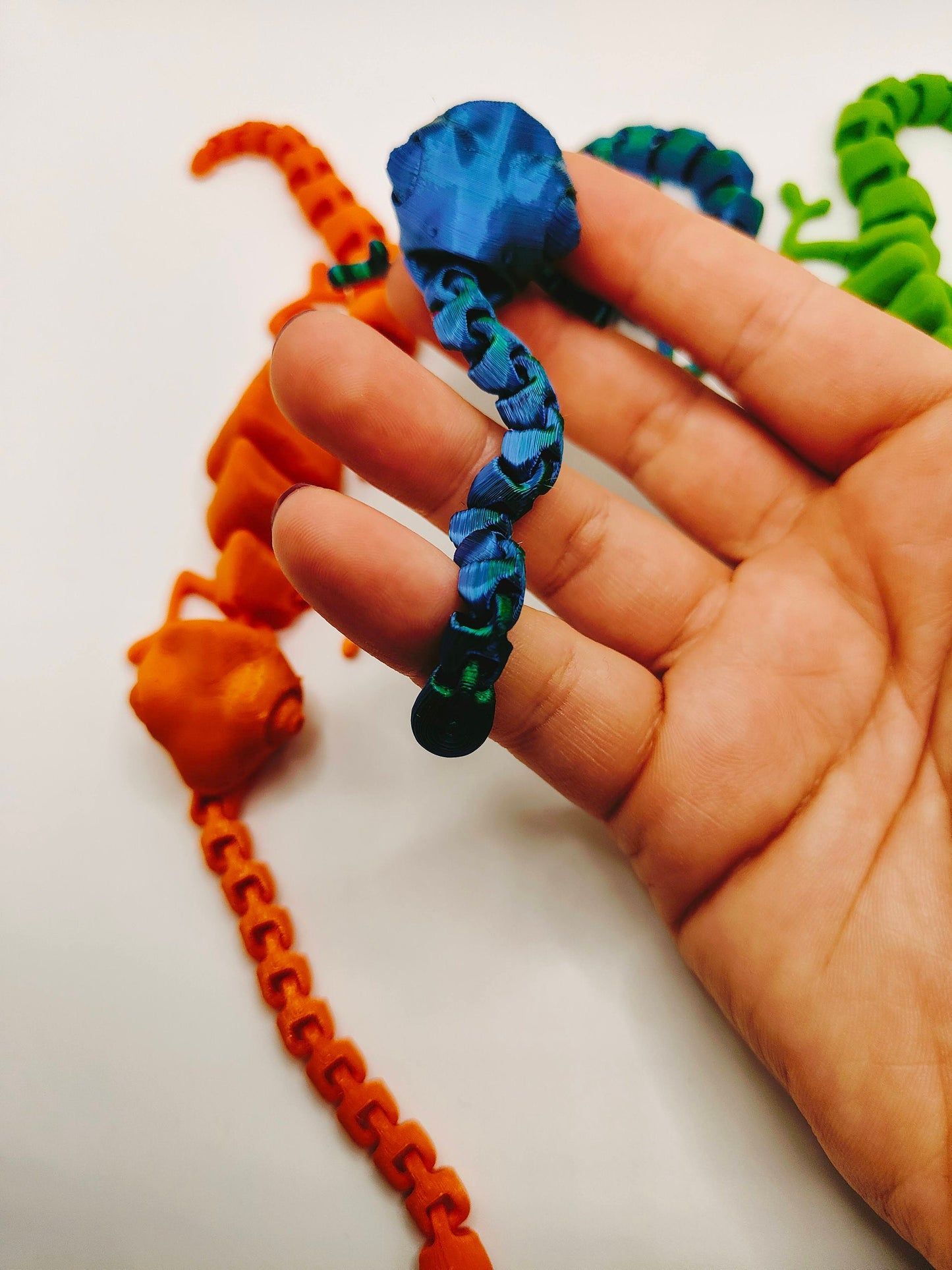 Articulated chameleon | Gift | Flexi Fidget Toy | 3D printing | Chameleon | Anti stress desk pet