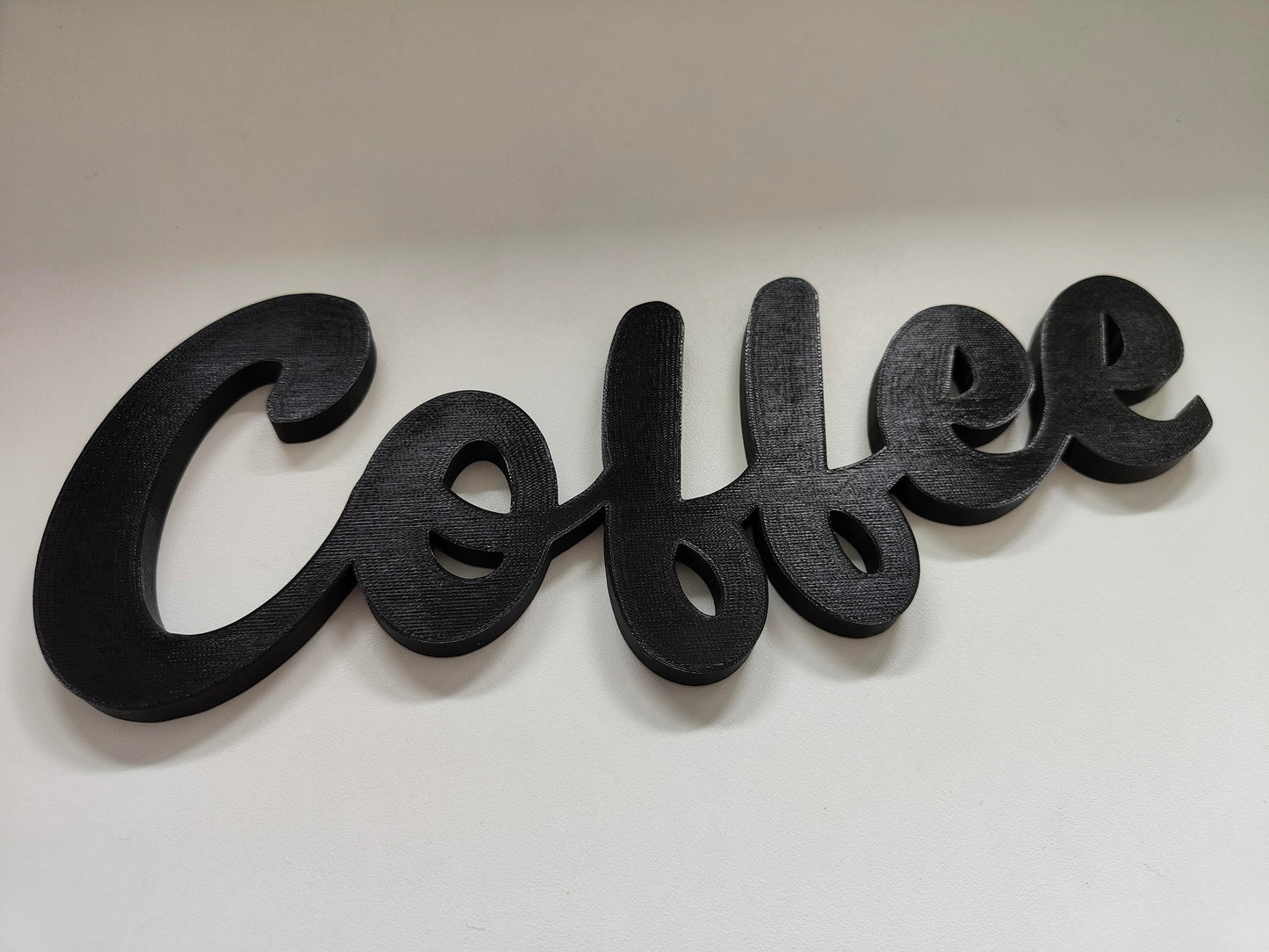 3D text Coffee sign, wall letters plastic sign, coffee sign, gift for coffee lover, coffee corner decoration