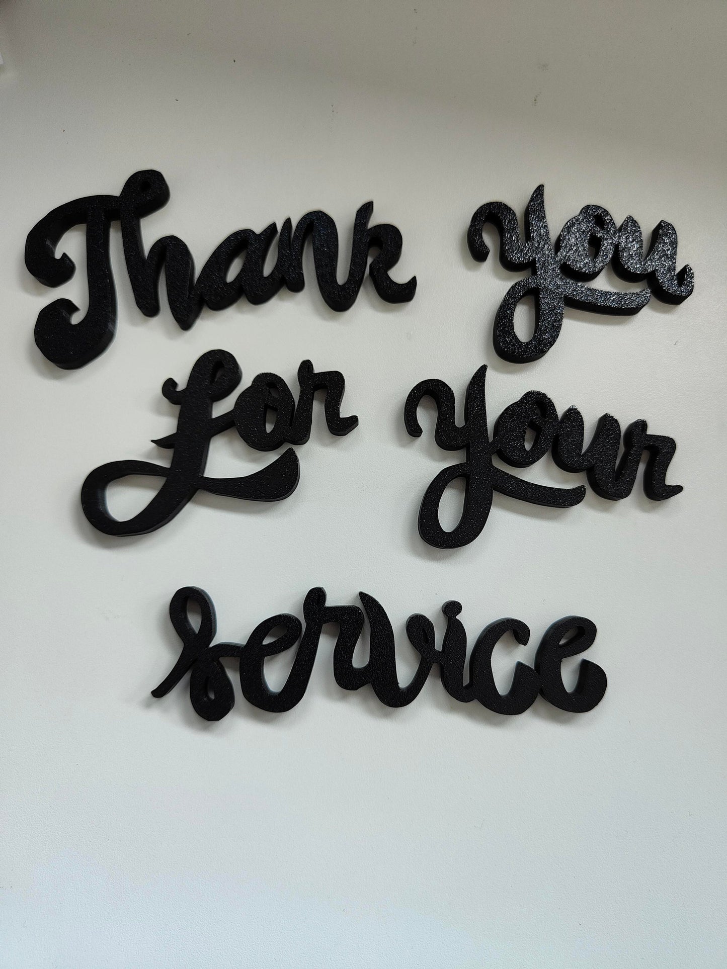 Thank you for your service sign, wall sign, sign for the Memorial Day Veterans Day & 4th of July