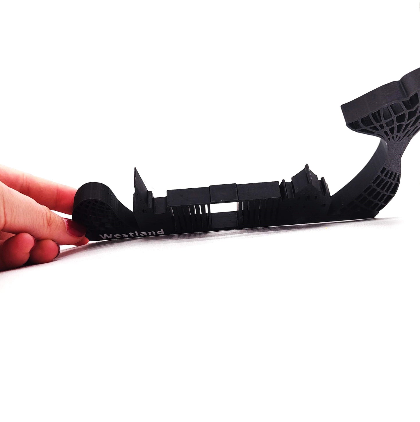 Westland Skyline: Stunning Artistic View of the City Center - An Essential Collectible for Anyone Passionate About Urban Art and Cityscapes