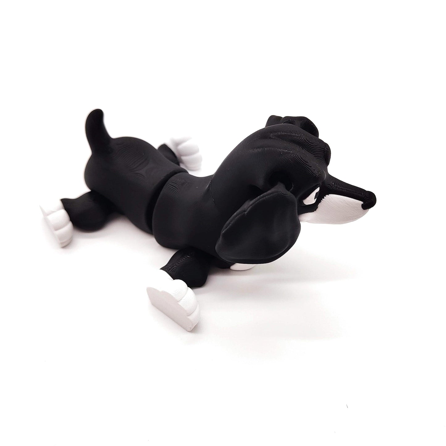 Dachshund Figurine with Expressive Eyes, Perfect for Home Decor, Desk Companion, or Unique Gift for Dog Lovers