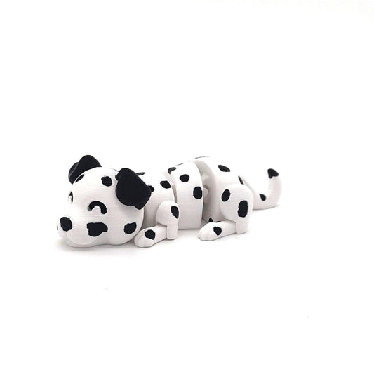 Articulated Dalmatian Fidget Toy, Unique Stress Relief Gift, Perfect for Kids & Adults, Collectible Dalmatian Figurine