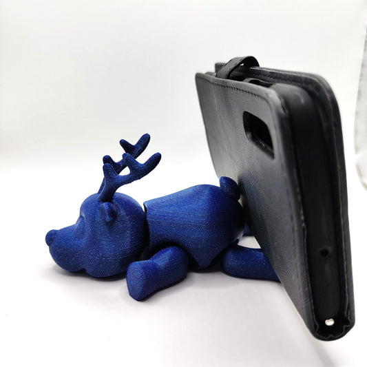 Reindeer Phone Stand - Sleek and Functional Design, Perfect for Both Home and Office Use, Desk Accessory That Holds Your Device Securely