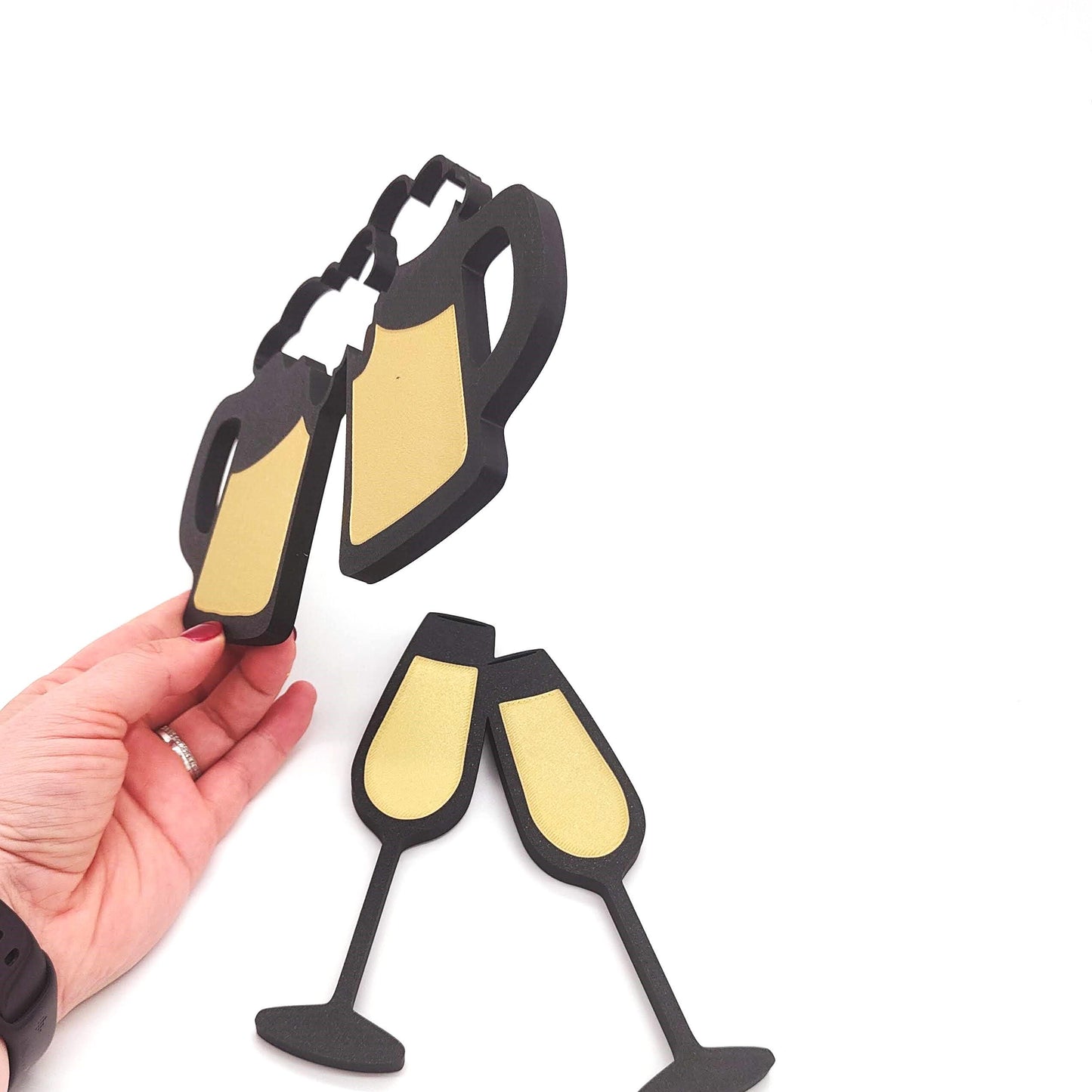 Bring Global Cheers to Your Space: Elegant Multilingual Wall Sign Featuring Toasts from Around the World,