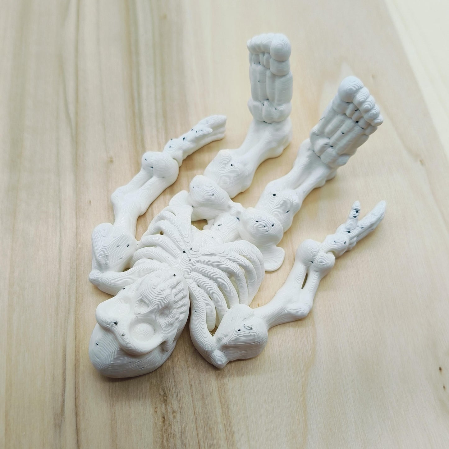 Bigfoot Skeleton Figurine – Unique Halloween Decor, Spooky Sasquatch Toy for Collectors and Cryptid Fans