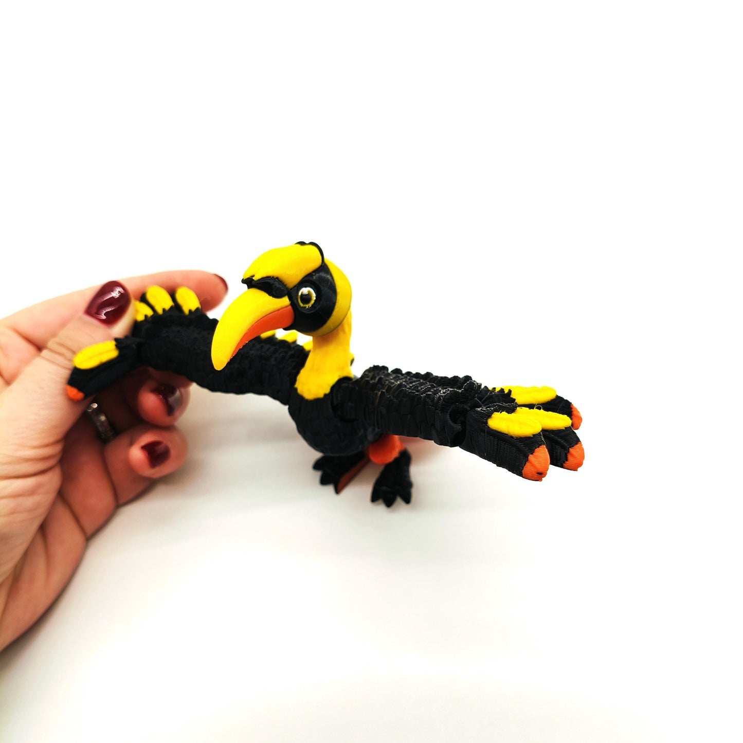 Hornbill Bird Figurine – Exotic Bird-Themed Home Décor – Nature-Inspired Wildlife Ornament – Perfect Gift for Animal Lovers and Collectors