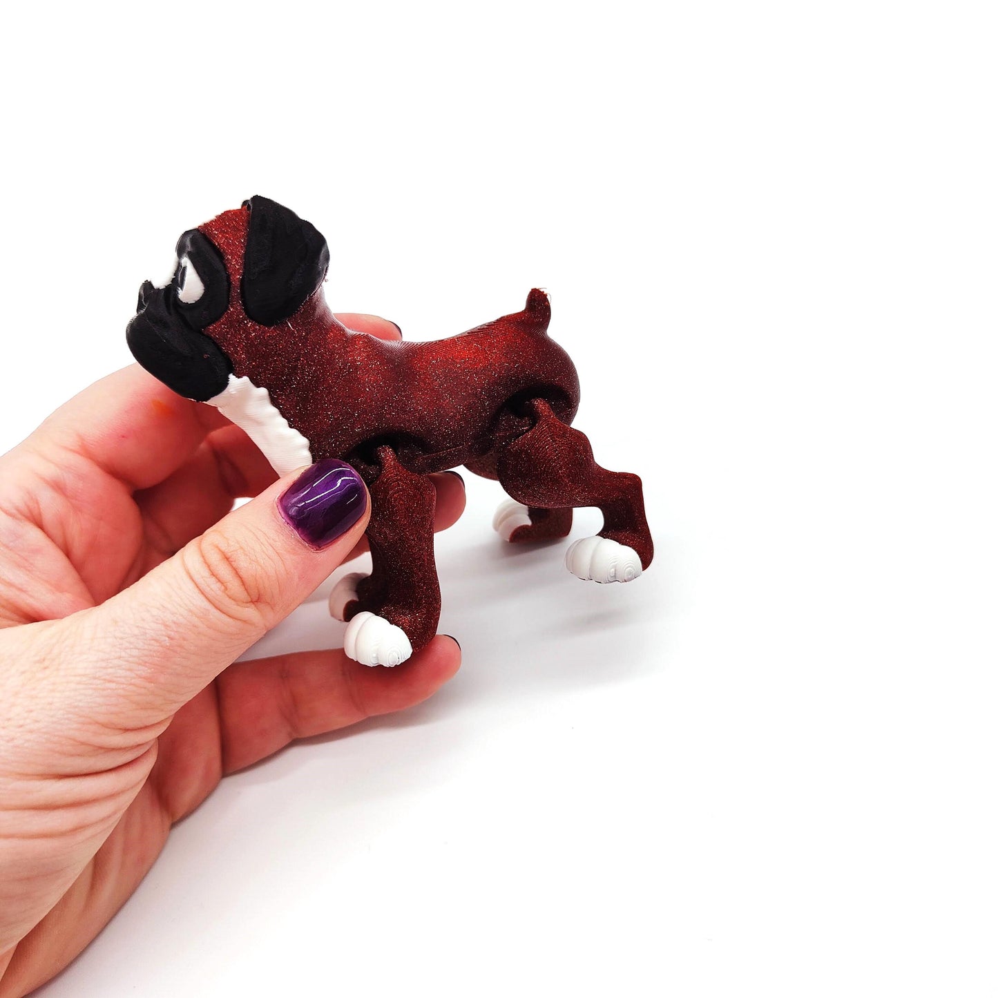 Articulated Bulldog Companion - A Must-Have for Pet Lovers and Collectors! Unique gift for dog lovers, desk pet, dog figurine