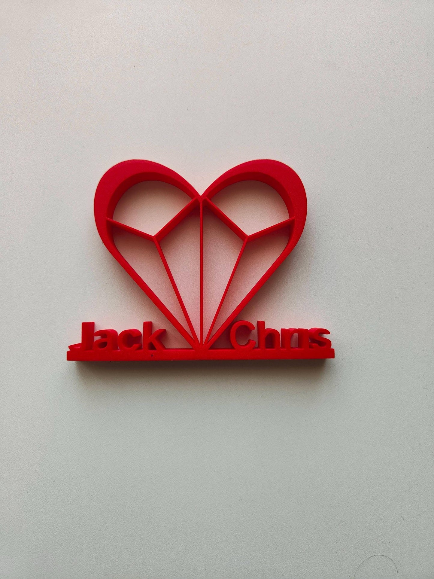 Love Custom Sign | Personalized Name Sign | 3D heart for couples| Valentine's Day gift| wedding gift| Home Wall Decor | Anniversary Gift