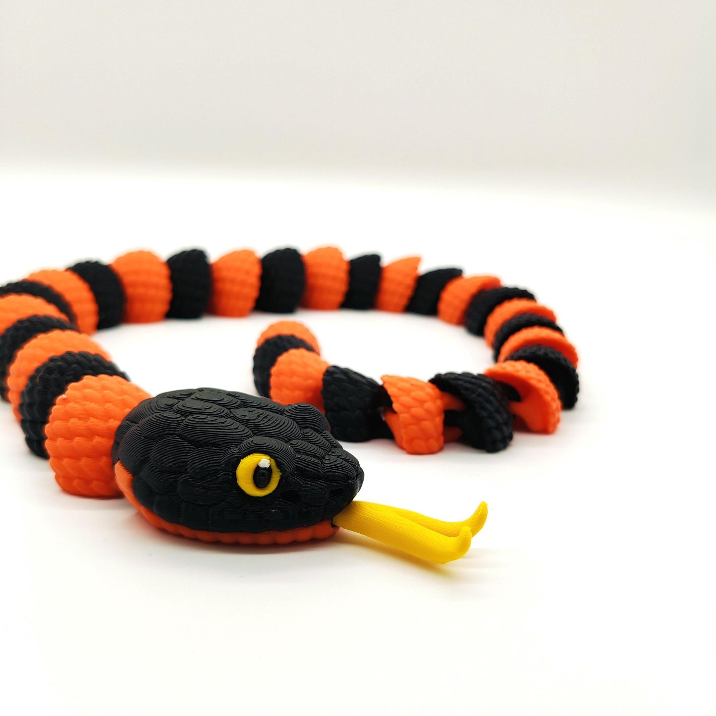 Copperhead Snake Toy - Movable Snake Figure, Perfect for Display, or Educational Use, Gift for Snake Lovers and Nature Enthusiasts