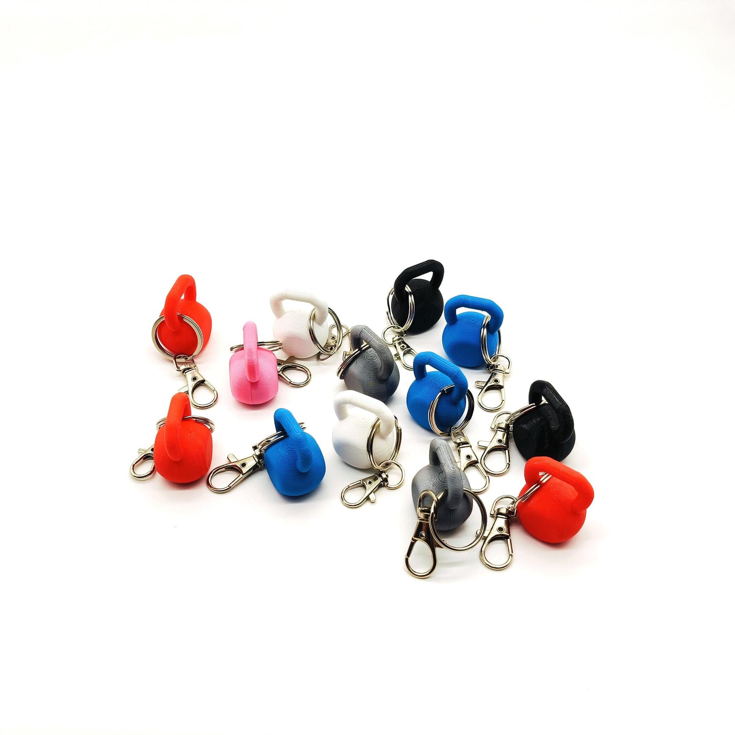 Mini Kettlebell Keychain – Perfect Fitness Themed Accessory for Gym Enthusiasts, Durable and Lightweight with Secure Keyring Attachment