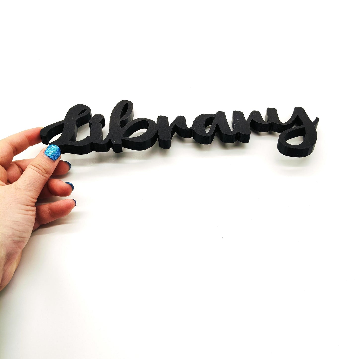 Library Wall Sign, Library Door Sign – Minimalist Home Decor, Perfect for Home, Office, or Reading Nooks