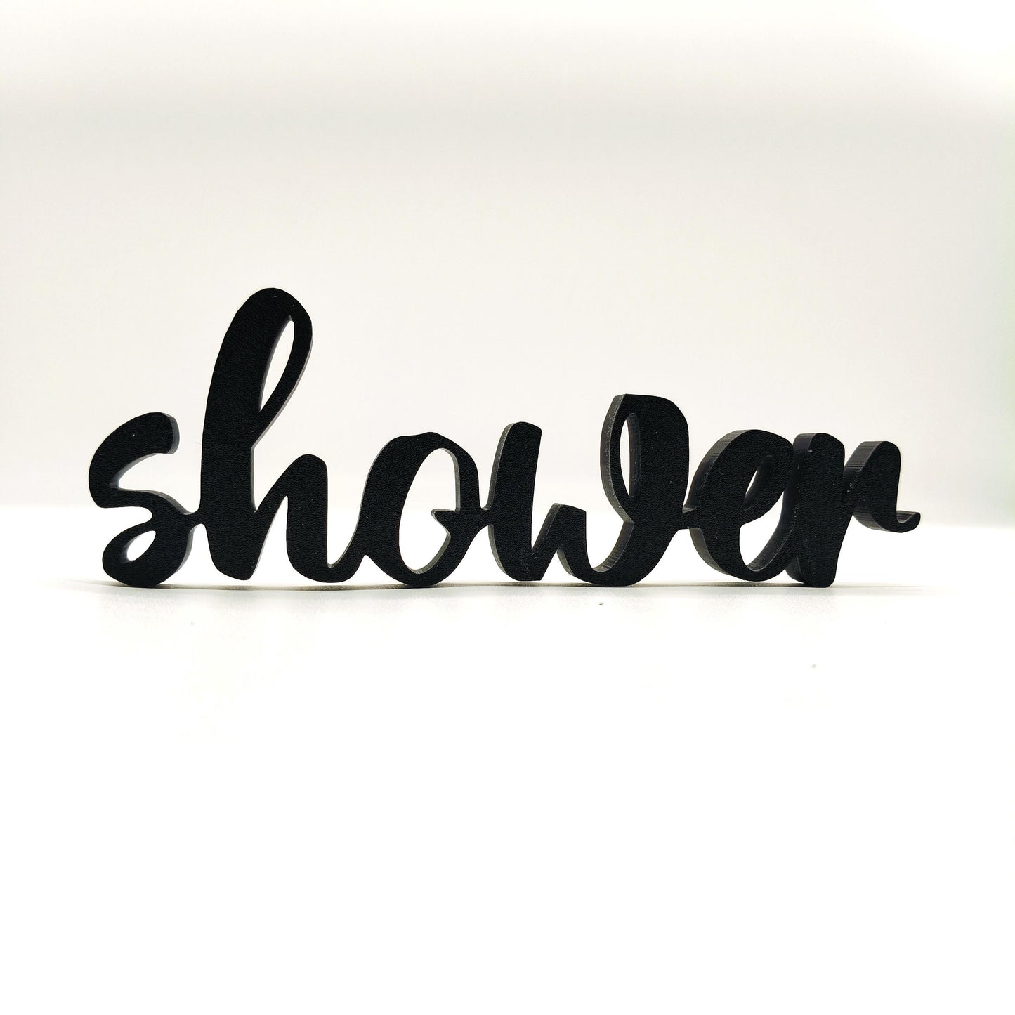 Elegant 'Shower' Wall or Door Sign - Perfect for Modern and Classic Home Décor Styles