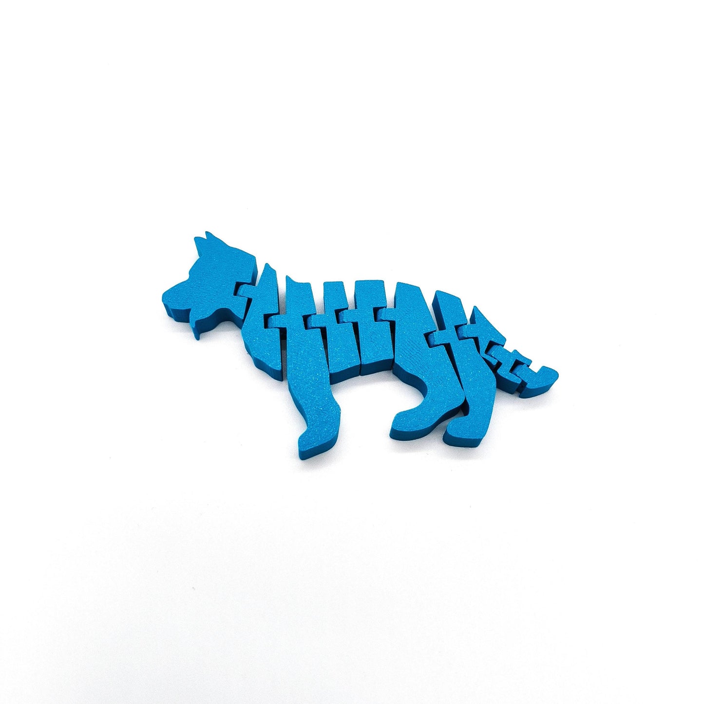 Articulated Shepherd Dog - Flexible Movable Dog Figurine - Cute Puppy Gift - Desk Decor for Dog Lovers, Unique Sensory Toy for Adults