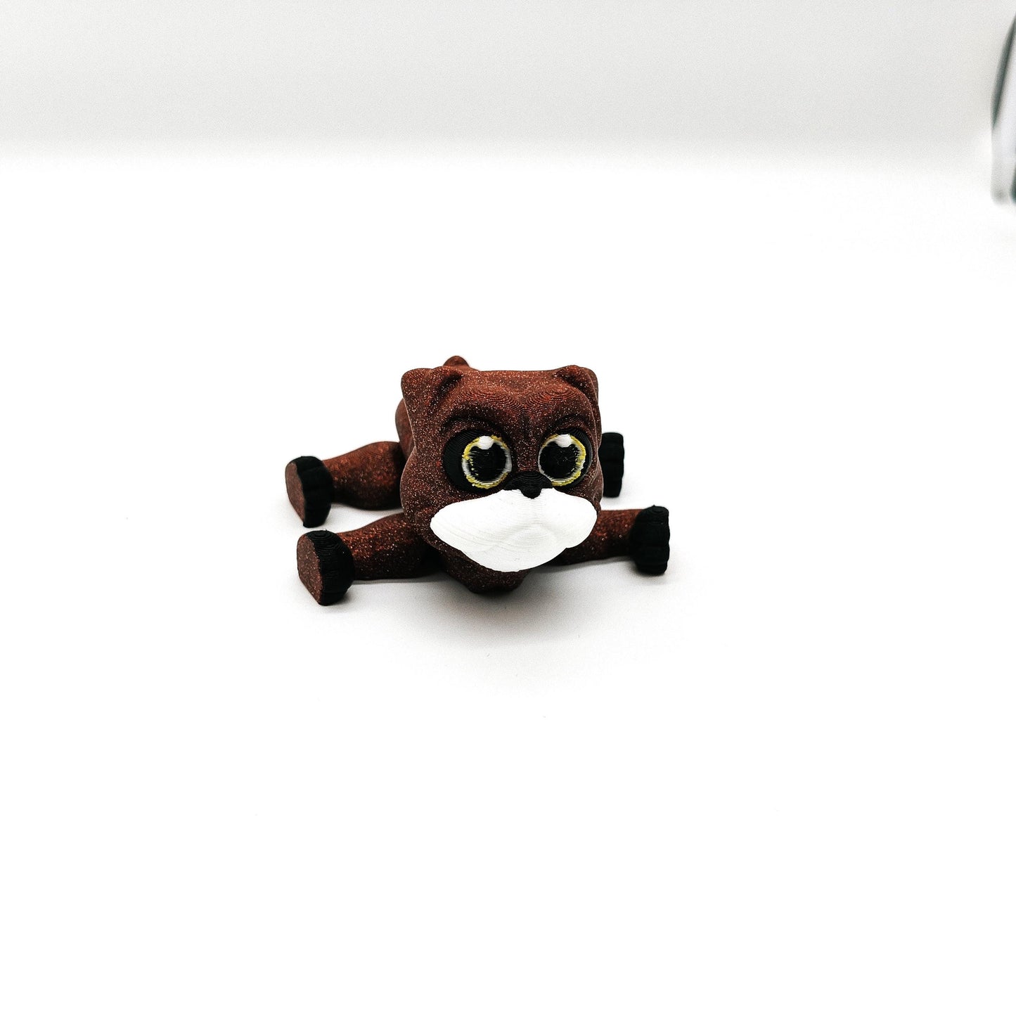 Articulated Boxer Dog – Cute Flexible Puppy Toy, Fidget Desk Pet, Poseable Dog Figurine, Unique Gift for Dog Lovers, Collectible Animal Toy