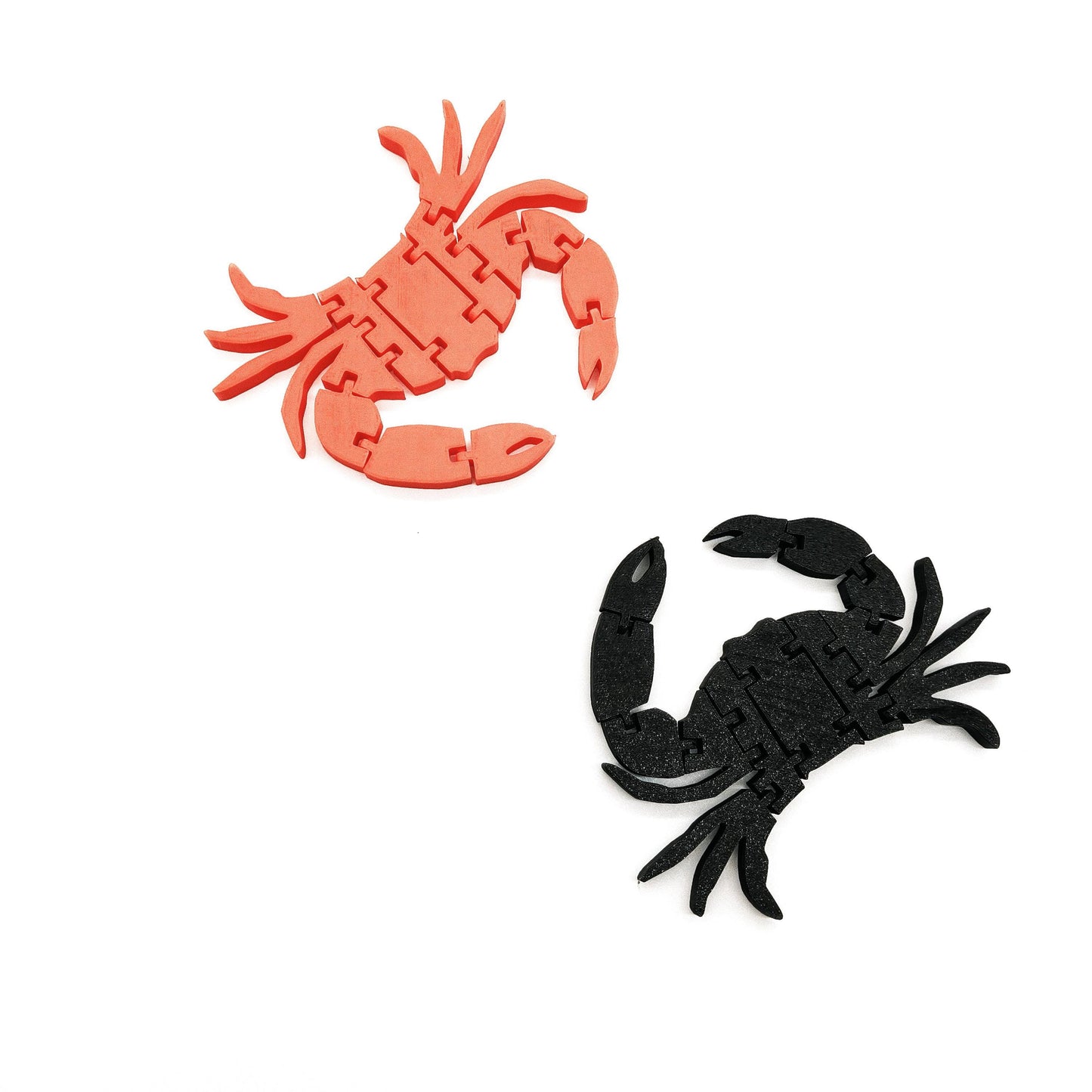 Articulated Crab – Flexible Fidget Crab, Moving Legs & Claws – Ocean Animal Gift, Desk Decor, Unique Sensory Toy for Adults