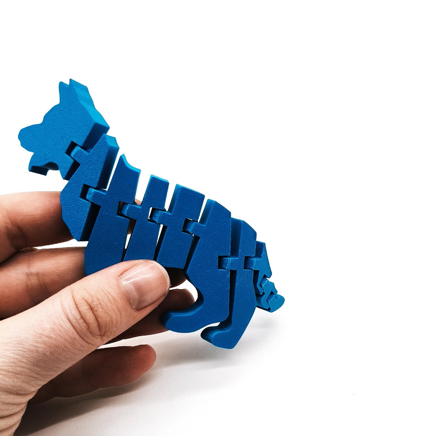 Articulated Shepherd Dog - Flexible Movable Dog Figurine - Cute Puppy Gift - Desk Decor for Dog Lovers, Unique Sensory Toy for Adults