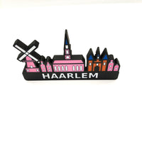Skyline Haarlem – kleurrijk stadssilhouet