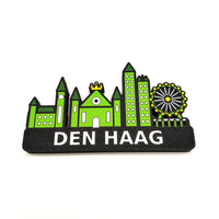 Skyline Den Haag – kleurrijk stadssilhouet