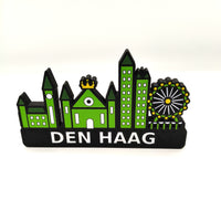 Skyline Den Haag – kleurrijk stadssilhouet