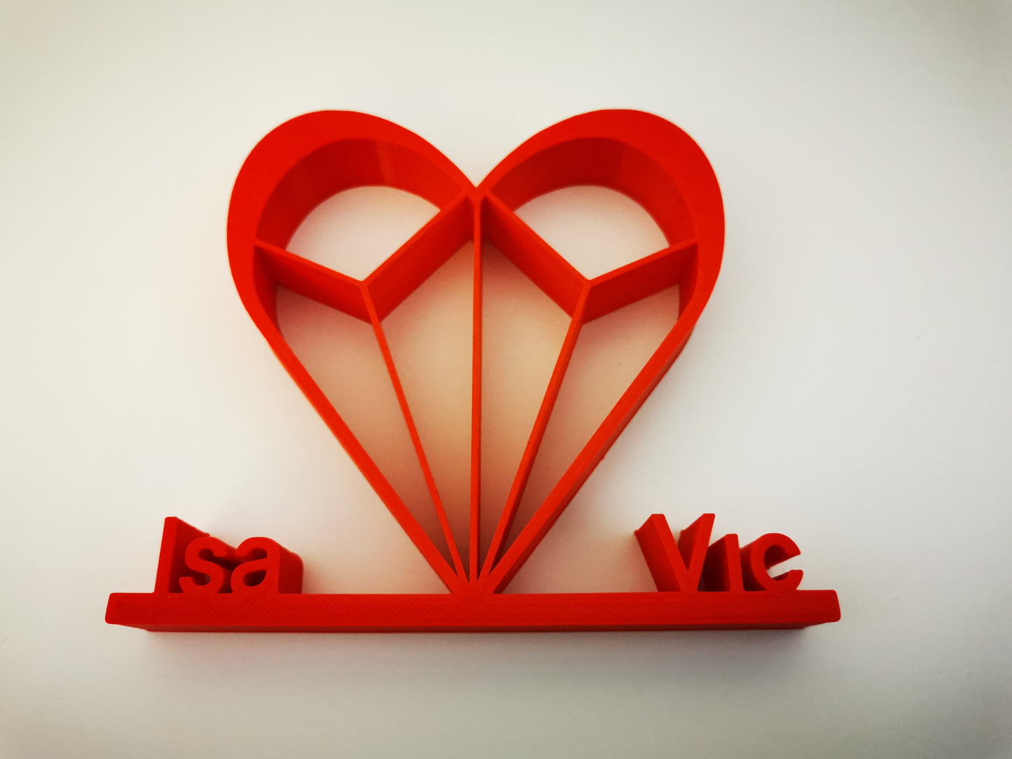 Love Custom Sign | Personalized Name Sign | 3D heart for couples| Valentine's Day gift| wedding gift| Home Wall Decor | Anniversary Gift