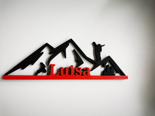 Personalizable birthday gift | Custom desk sign | Wall decor name | Anniversary Present