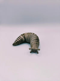 Slug Fidget Toy | 3D Printed Worm Fidget Desk Toy | Friendly Articulated Wiggly Slug