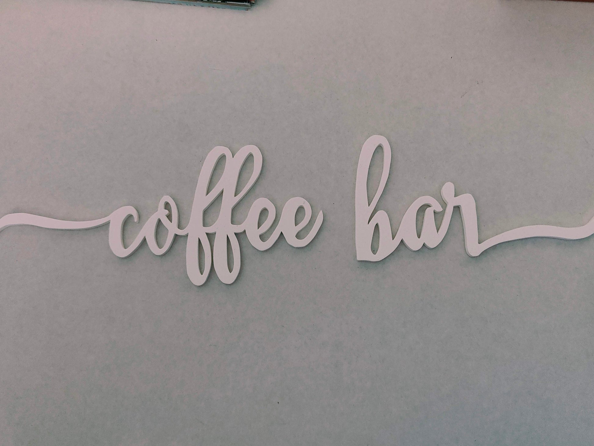 Coffee bar sign, wall plastic sign, coffee sign, gift for coffee lover, coffee corner decoration
