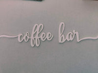 Coffee bar sign, wall plastic sign, coffee sign, gift for coffee lover, coffee corner decoration