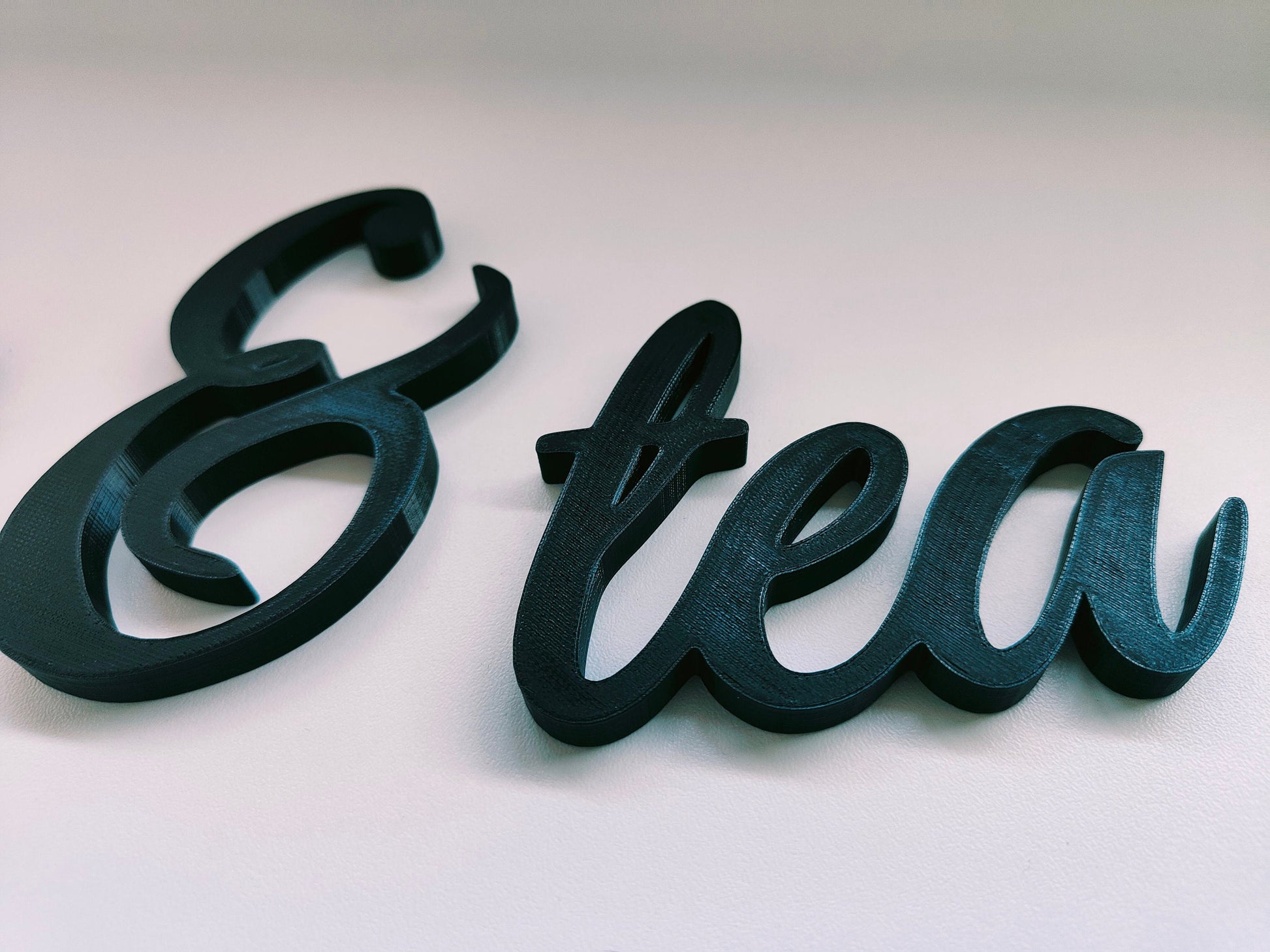 Coffee and tea sign, wall plastic sign, coffee sign, gift for coffee lover, coffee bar decoration, coffee corner