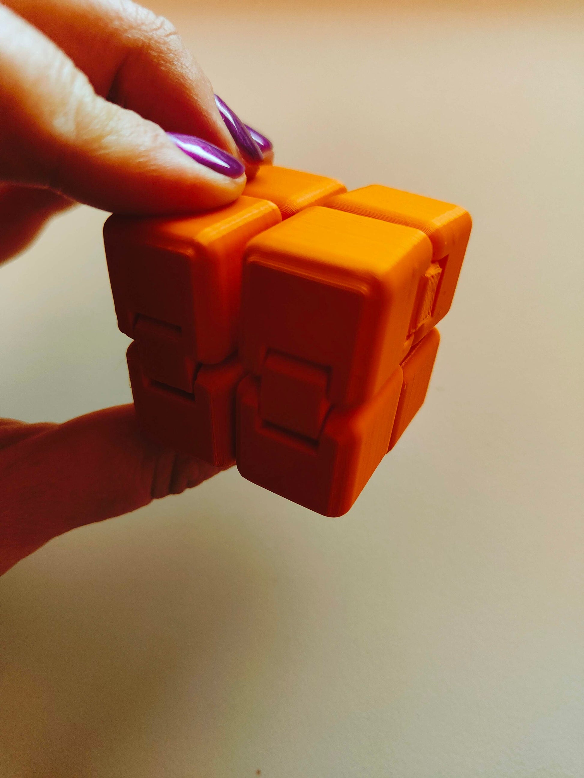 Infinity cube Fidget Toy | 3D Printed Fidget Desk Toy | ADHD Tinker Toy, Autism Sensory Tool | anxiety tool