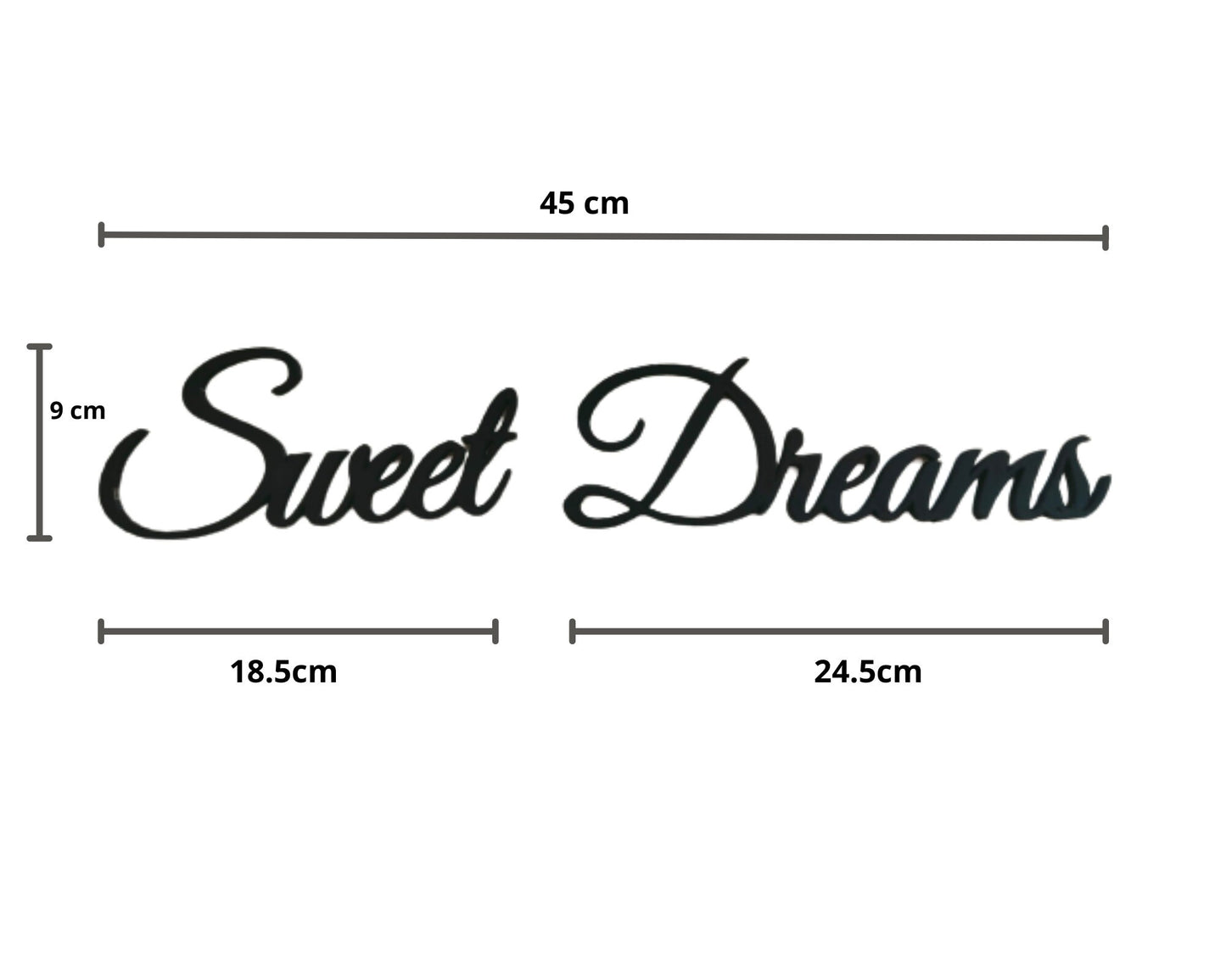 Sweet Dreams sign, wall plastic sign, bedroom / nursery sign, housewarming gift