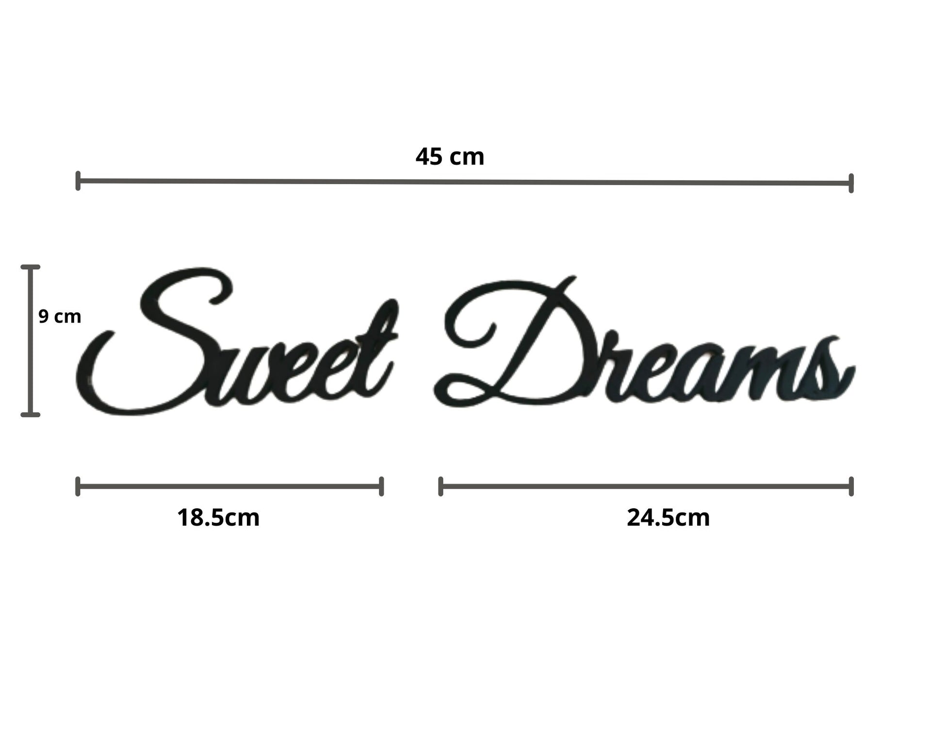 Sweet Dreams sign, wall plastic sign, bedroom / nursery sign, housewarming gift