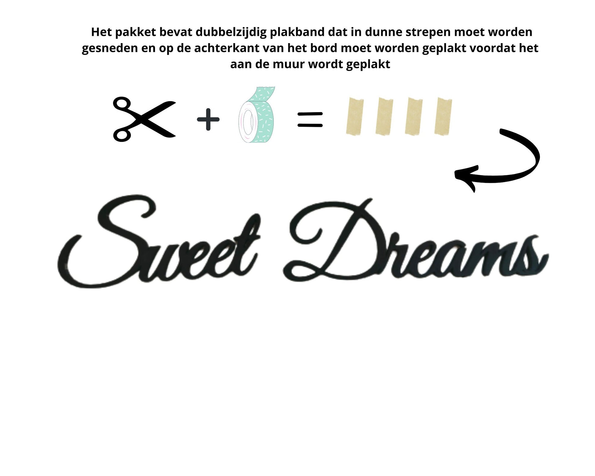 Sweet Dreams sign, wall plastic sign, bedroom / nursery sign, housewarming gift