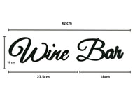 Wine bar sign, wall plastic sign, kitchen bar sign, sign home decor, 3D printed