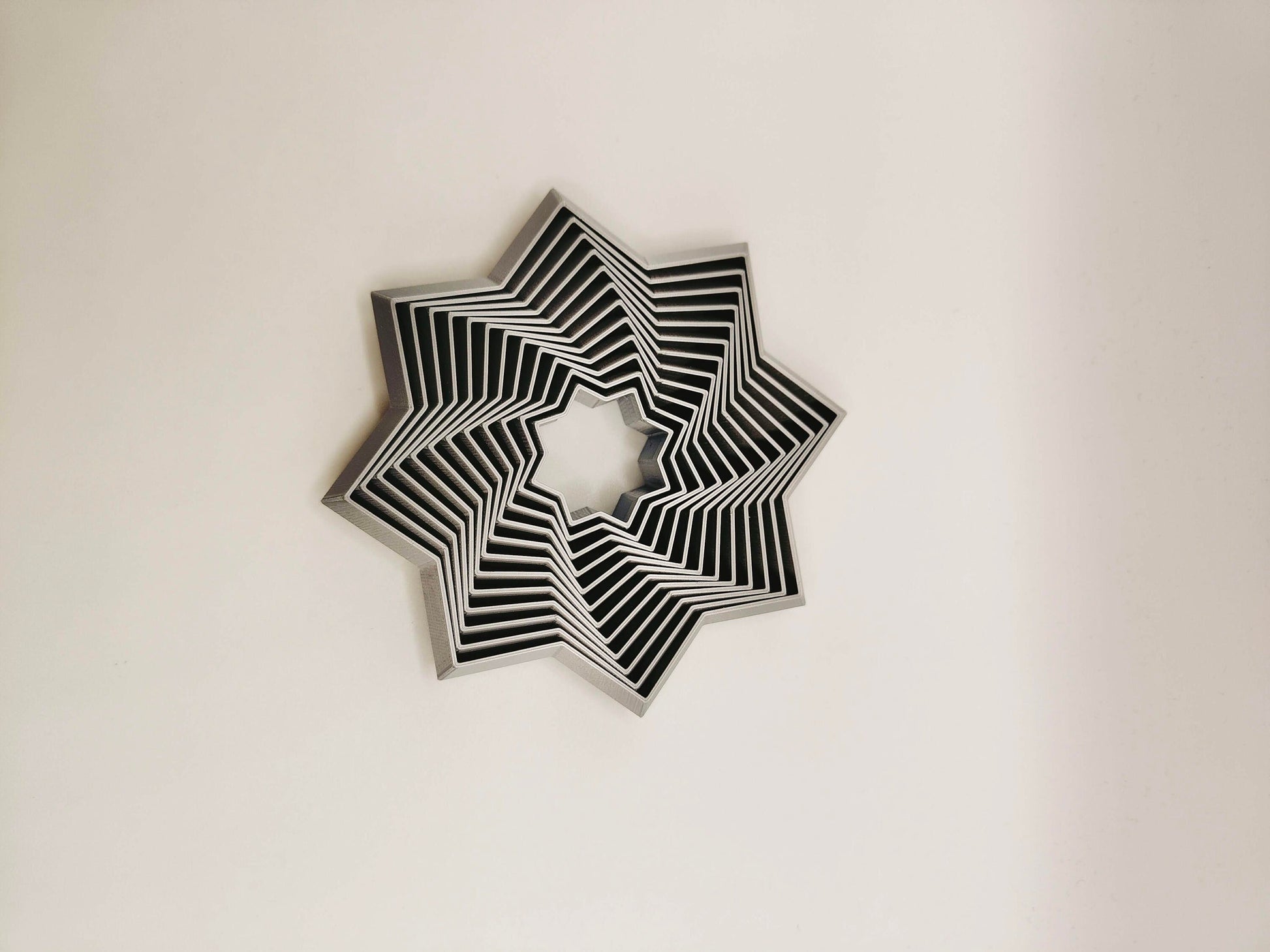 Star Tornado Fidget Toy | 3D Printed Fidget Desk Toy | Sensory | ASMR | ADHD Tinker Toy, Autism Tool | Fractal anxiety tool | Stress Relieve