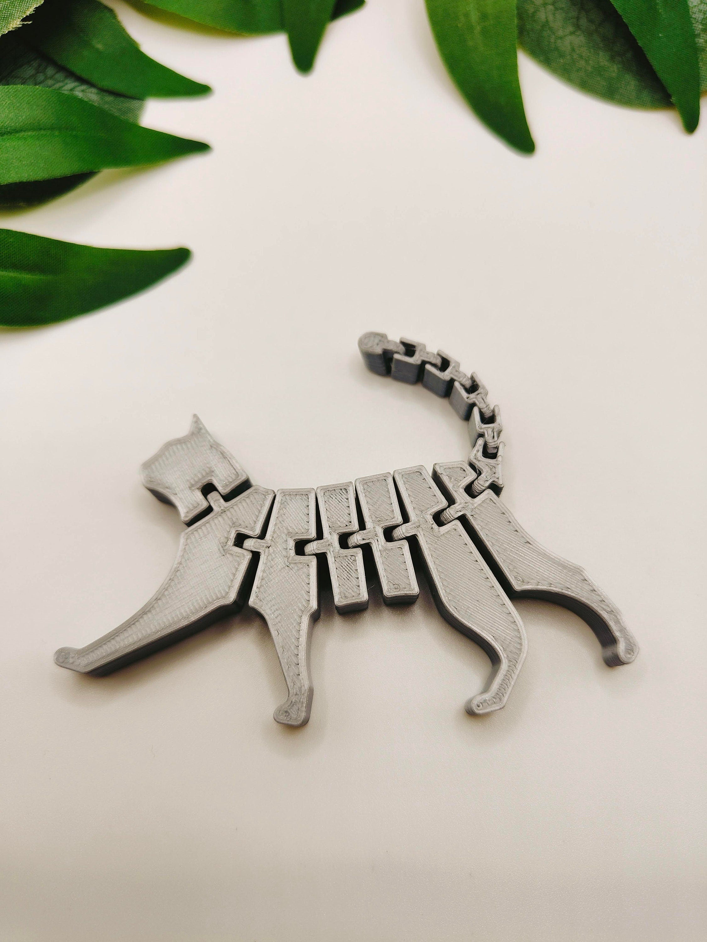 Flexi Cat Fidget Toy | 3D Printed Articulated Flexi Cat| Articulated Animal | Toy | Desk Ornament