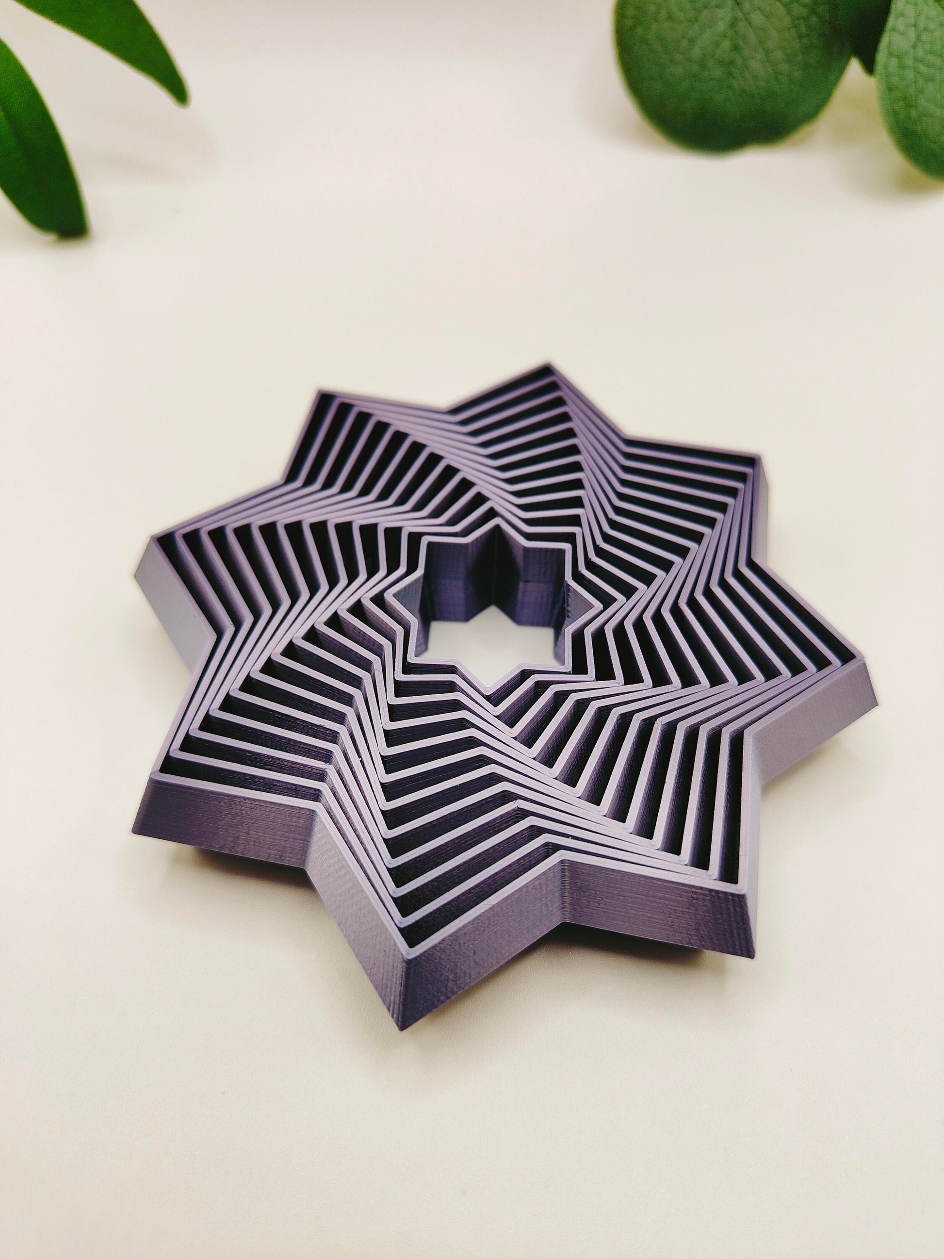 Star Tornado Fidget Toy | 3D Printed Fidget Desk Toy | Sensory | ASMR | ADHD Tinker Toy, Autism Tool | Fractal anxiety tool | Stress Relieve