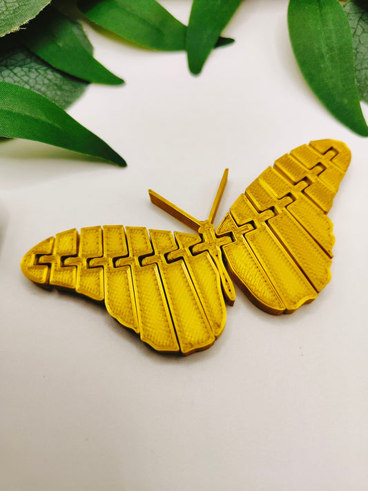 Butterfly Fidget Toy | 3D Printed Articulated Flexi Butterfly | Articulated Animal | Toy | Desk Ornament