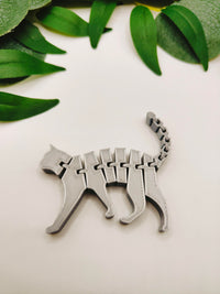 Flexi Cat Fidget Toy | 3D Printed Articulated Flexi Cat| Articulated Animal | Toy | Desk Ornament