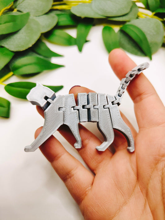 Flexi Cat Fidget Toy | 3D Printed Articulated Flexi Cat| Articulated Animal | Toy | Desk Ornament