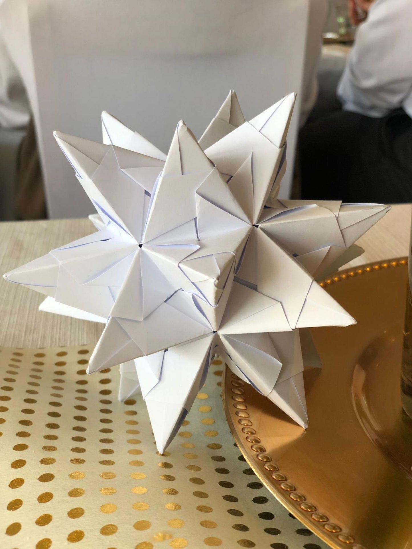 Unique handmade star wedding decoration, origami, wedding gift, table decoration for party, party favours, thank you gift , paper decor