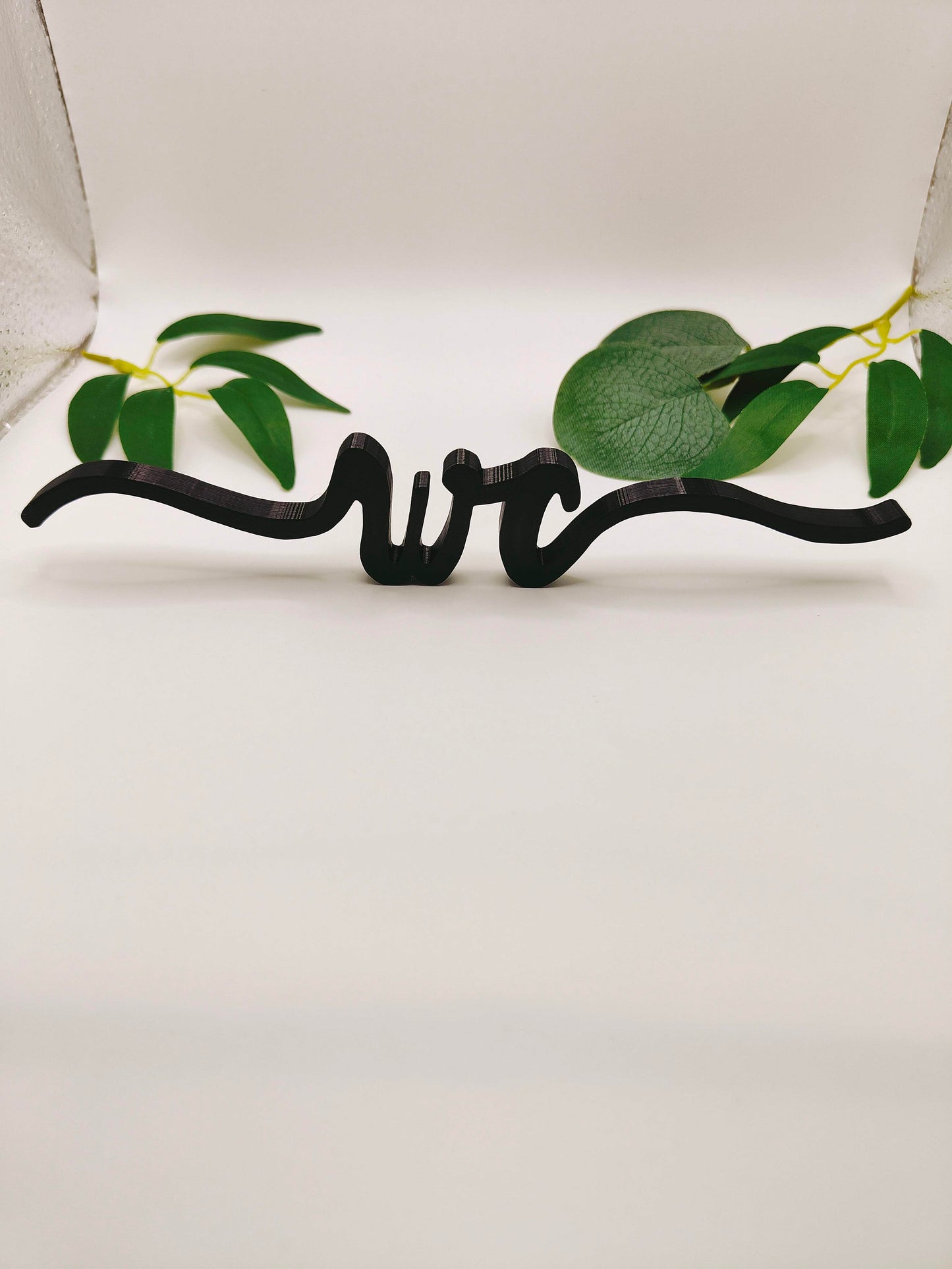 Elegant Bathroom Sign, WC cursive, Perfect for Enhancing the Aesthetic and Functionality of Your Home, Airbnb, Boat, Camper or Hotel